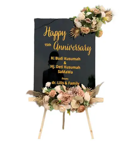 Papan Bunga Akrilik Trantang
