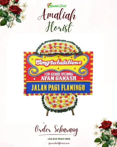 Sewa Papan Bunga Trantang